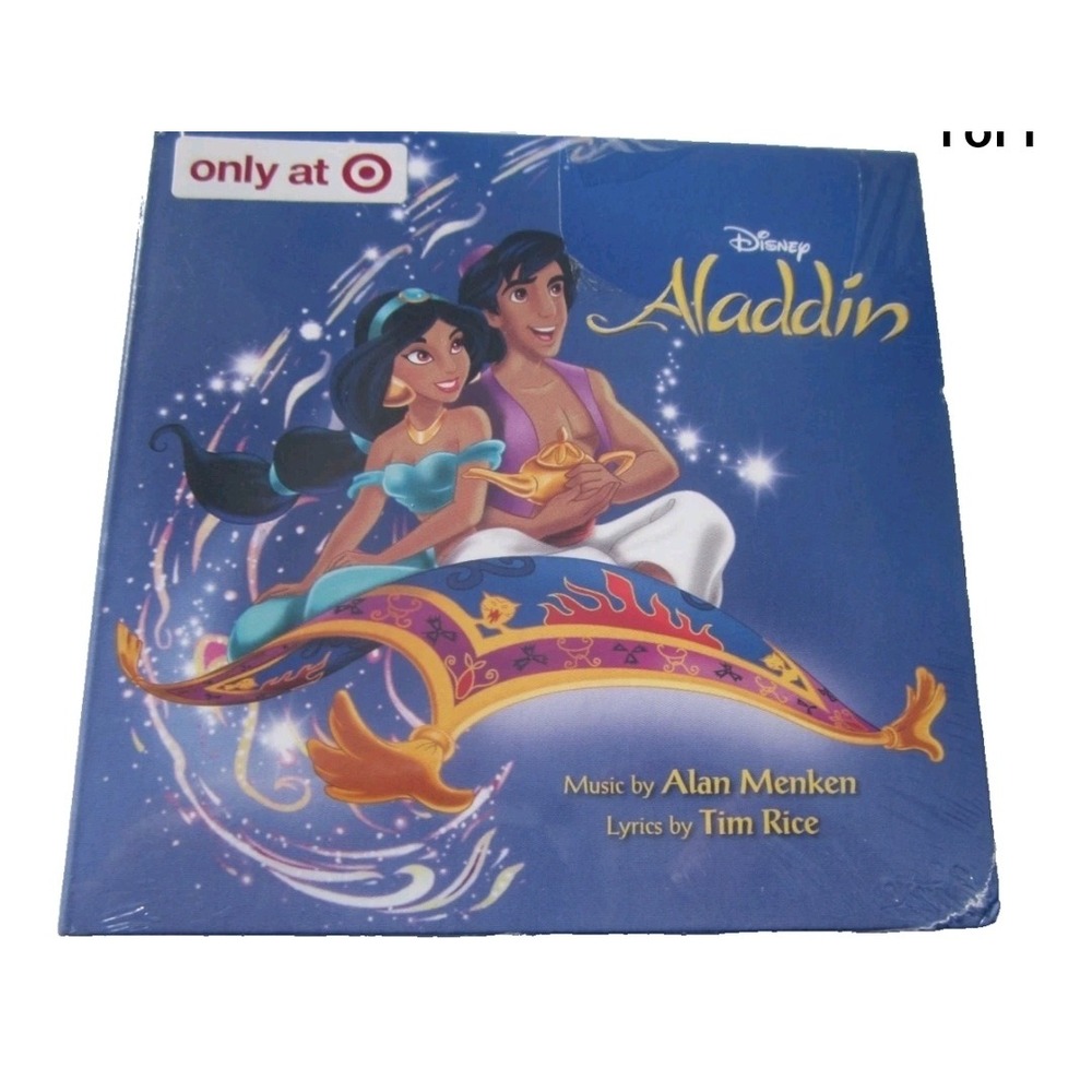 Disney Aladdin Tiny Vinyl Kids OS Blue New Target Exclusive 3-inch Record 33 RPM
